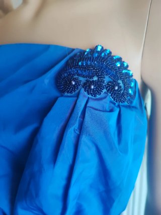 Vestido de fiesta azul/morado Talla M