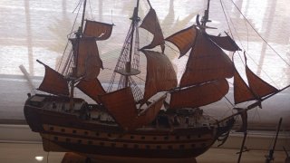 Colección de maquetas de barcos