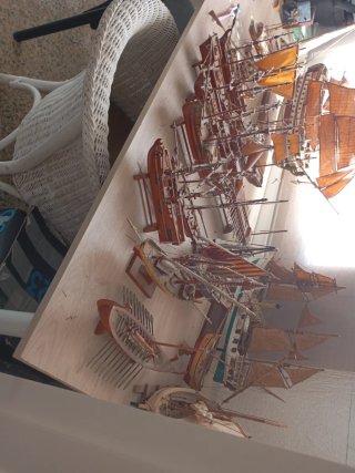 Colección de maquetas de barcos