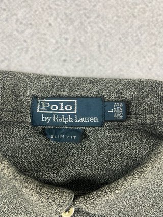 Polo Ralph Lauren Slim Fit Gris Talla L