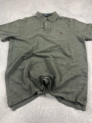 Polo Ralph Lauren Slim Fit Gris Talla L