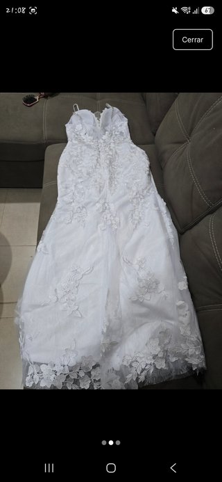 Precioso Vestido de Novia Elegante