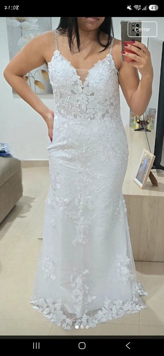 Precioso Vestido de Novia Elegante