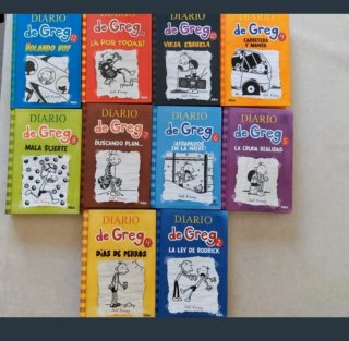 Pack 10 libros Diario de Greg