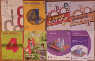 Pack Libros de Texto 4º ESO