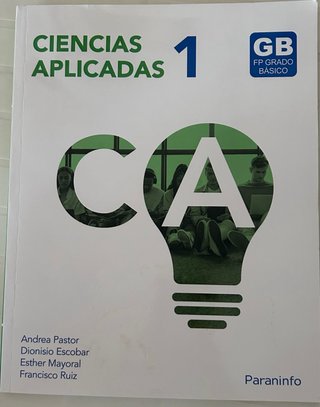 Libros de Ciencias Aplicadas de Grado Básico