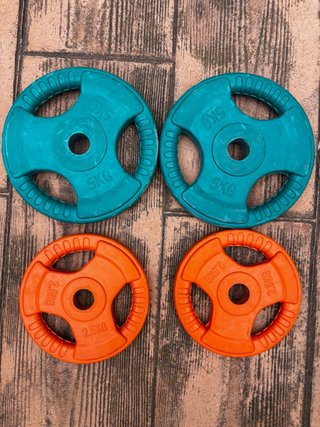 Discos de goma para pesas 30mm