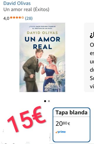 Libro Un amor real de David Olivas