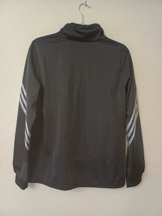 Chándal Adidas Negro con Rayas Grises