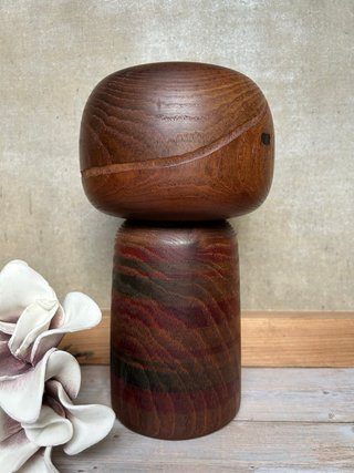 Kokeshi Yamanaka Sanpei – legno massello (21 cm)