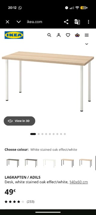 Escritorio y Silla IKEA