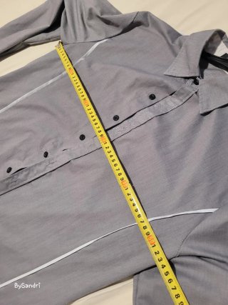 Camisa de vestir gris hombre