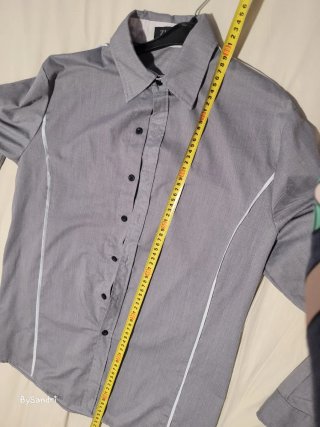 Camisa de vestir gris hombre