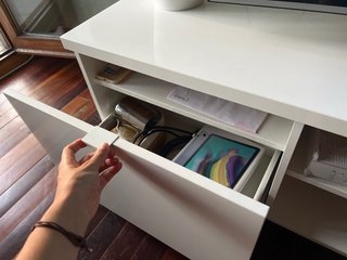 Mueble TV blanco