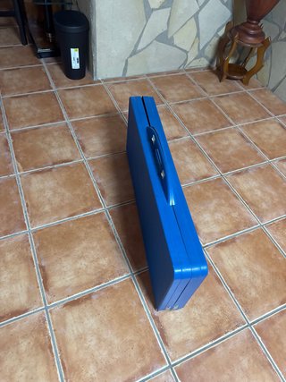 Mesa de camping plegable con 4 sillas