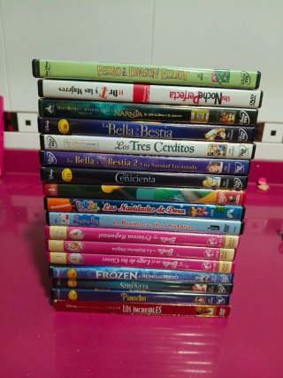 Lote o individual  Películas DVD Disney y Más (Esp