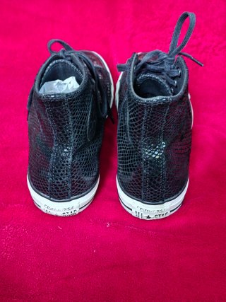 Converse Zapatillas Negras y Plateadas