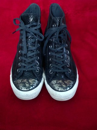 Converse Zapatillas Negras y Plateadas