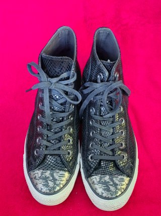 Converse Zapatillas Negras y Plateadas