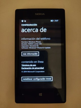 Nokia Lumia 520 Negro