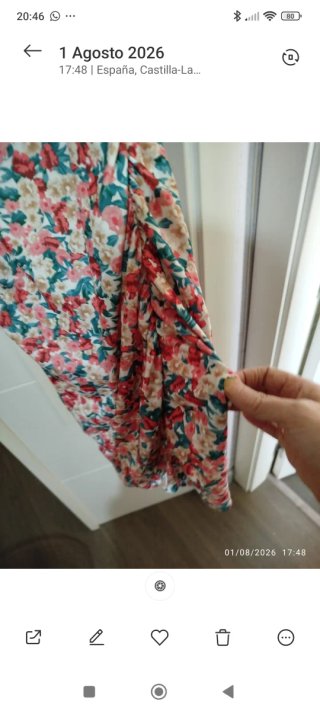 Vestido estampado floral