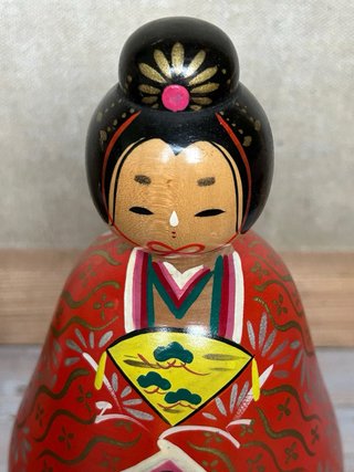 Kokeshi Hina rarissime di HOSHUN - (19 cm)
