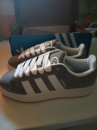 Zapatillas Adidas Campus Grises Blancas