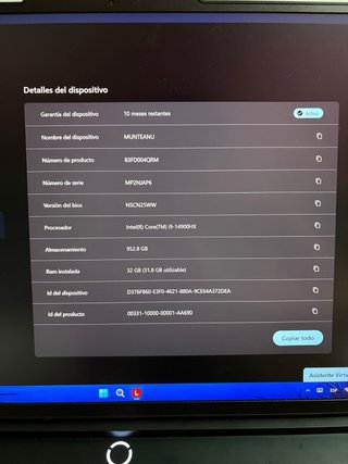 Lenovo Legion 7 Intel i9 32GB RAM 1TB SSD