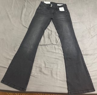 Pantalón campana negro