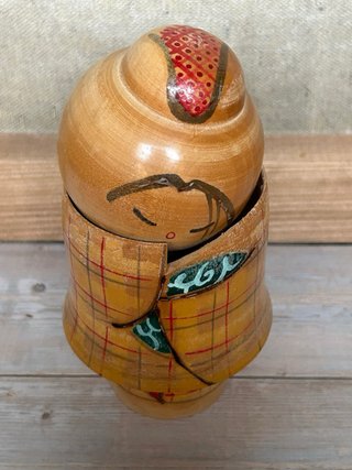 Kokeshi di Tanaka Harumasa (1916-1966) – 13,5 cm