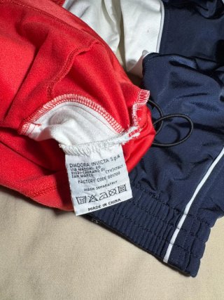 Sudadera Diadora Roja y Azul