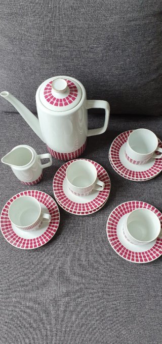 Juego de Café Porcelana Bohemia Carlsbad