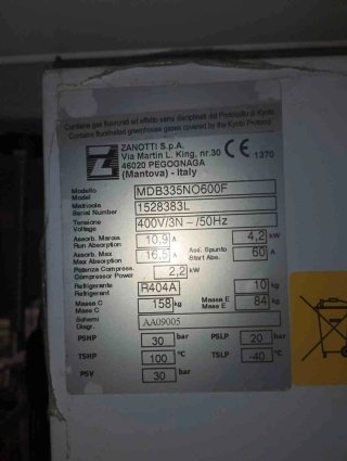 Placa Electrónica Zanotti(condensadora y botonera)