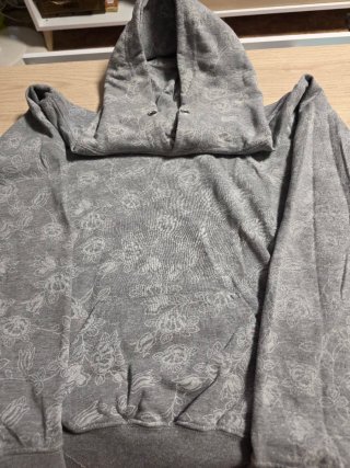 Sudadera gris floral niña 11/12 años