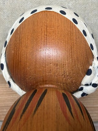 kokeshi Mamma e Papà di Miura Setsuko - 14 cm