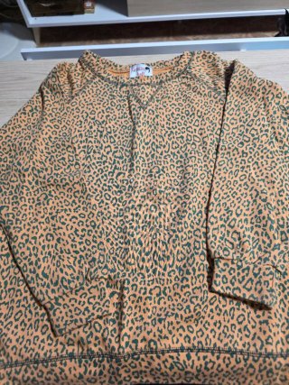 Sudadera Dolores Promesas leopardo talla M niña