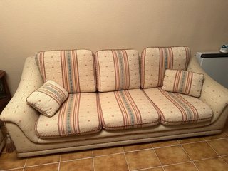 Divani antichi imbottiti 3 e 2 posti