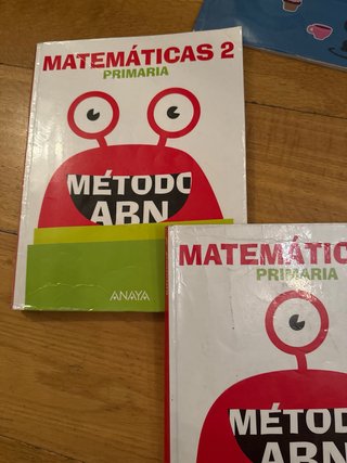 Libro de matematicas primaria Anaya 1y2Metodo ABN