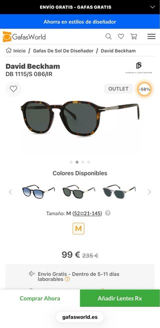 Gafas de sol Eyewear by David Beckham