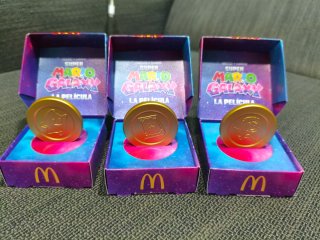 Monedas Mario Bros McDonald's Super Mario Galaxy