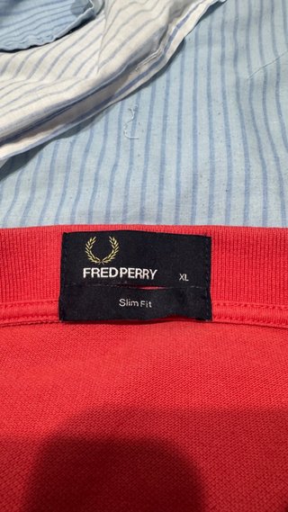 Polo Fred Perry Rojo Talla XL