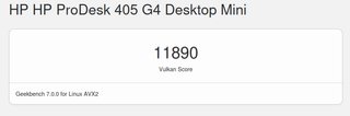 Mini PC HP Prodesk 405 G4 Ryzen 5 Pro 2400GE