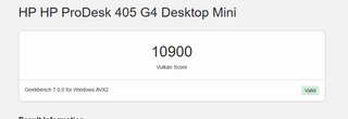 Mini PC HP Prodesk 405 G4 Ryzen 5 Pro 2400GE