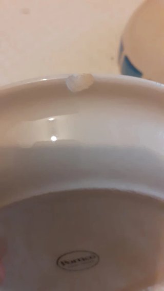 Conjunto bol y plato cerámica pórtico ver fotos