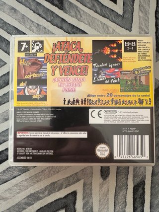 Naruto Ninja Council Nintendo DS sin cartucho