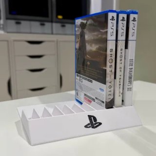 Soporte para juegos PlayStation azul