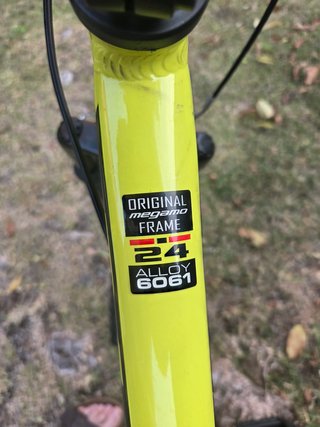 Bicicleta Megamo 24" Open Junior Boy Amarillo