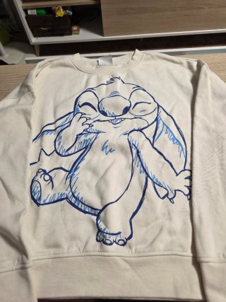 Sudadera Stitch Disney Primark Crema T.S