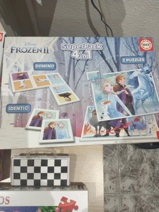 Lote Puzzles Infantiles Peppa, Frozen, Disney