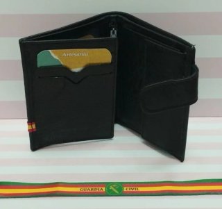 CARTERA MONEDERO PIEL DISEÑO GC + REGALO PULSERA